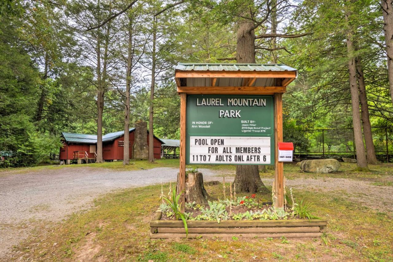 Pet-Friendly Pennsylvania Vacation Rental With Pool! Laughlintown Esterno foto